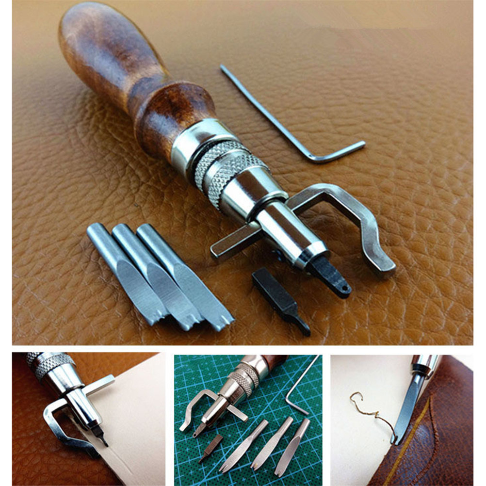 7Pcs Craft Tools Kit Stitching - огляд і ціна Groover Stitching Tool