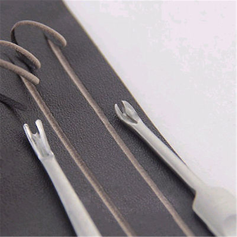 (.) 2Pcs Leather Leathercraft  - огляд і ціна Groover Stitching Tool